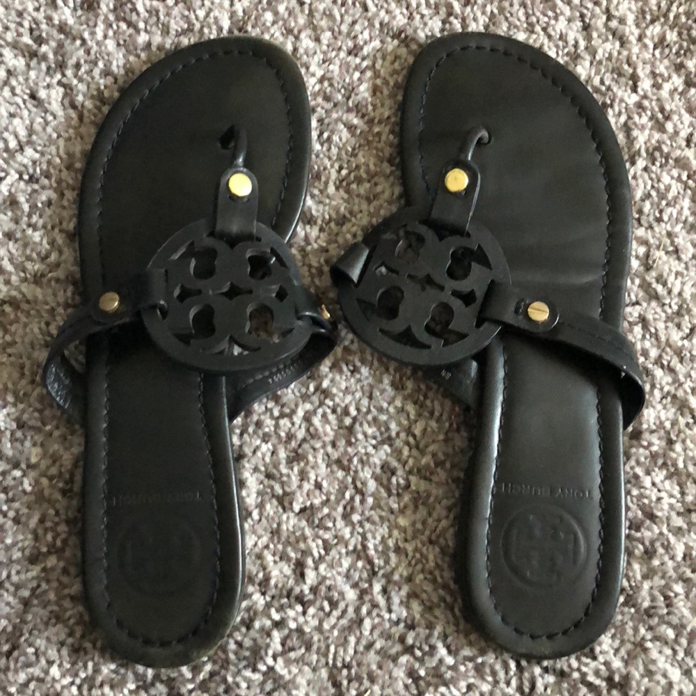 Black Miller Sandals size 7